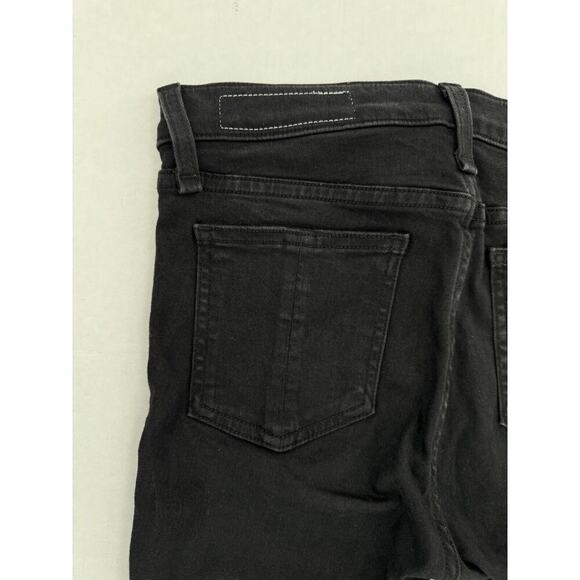 Rag & Bone Jeggings Size 26 High Rise Denim Leggings Black Grunge Goth P… - Picture 11 of 16